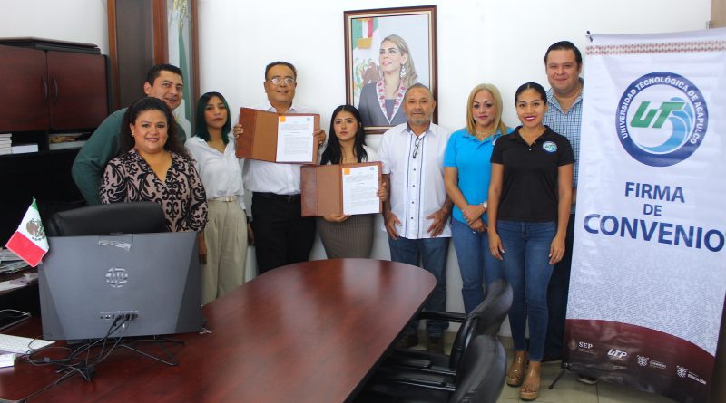 Firman Convenio la UT Acapulco y el Restaurant Paititi del Mar S.A. de C.V.